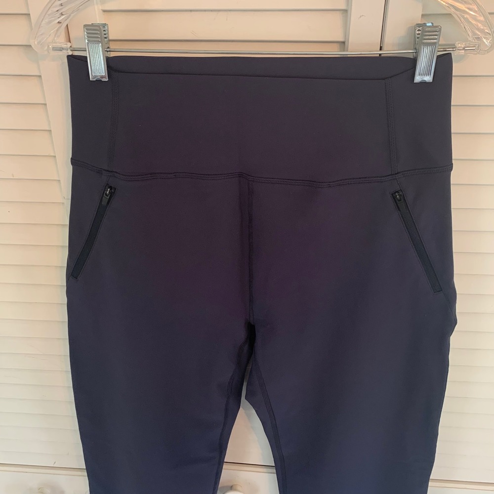 NWT Peloton Cadent Jogger Pants Navy Blue High Rise Slim Fit Womens L Activewear - Picture 6 of 15